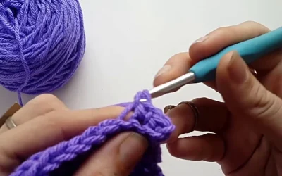 Cómo tejer el punto medio en crochet: Tutorial paso a paso